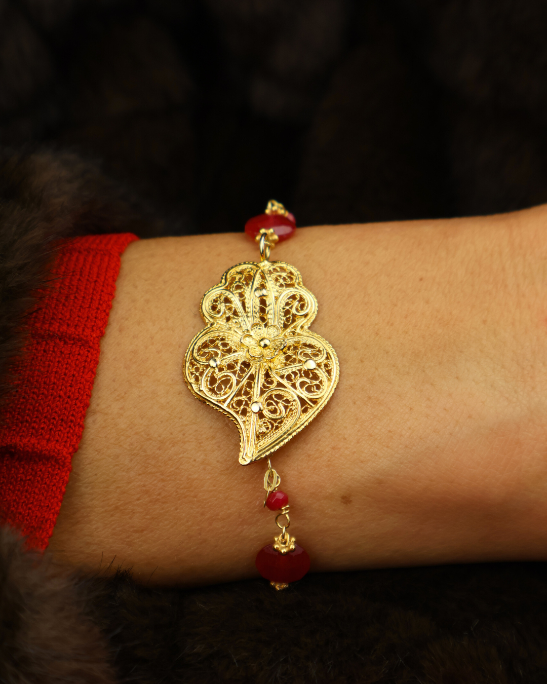 Pulseira Paixao Ardente Prata 925 artesanal — Elisa Pires Joias