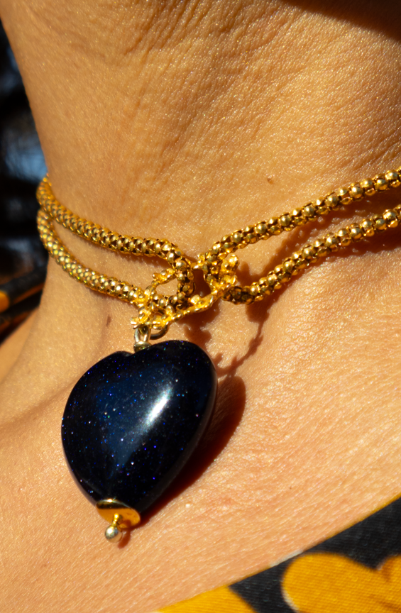 Colar Coração Solar