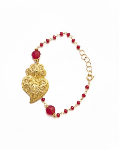 Pulseira Paixao Ardente Prata 925 artesanal — Elisa Pires Joias
