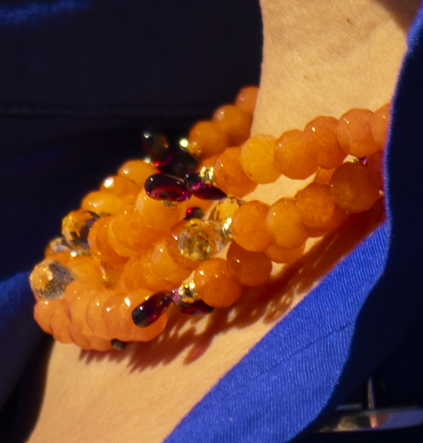 Colar Jade e Granada