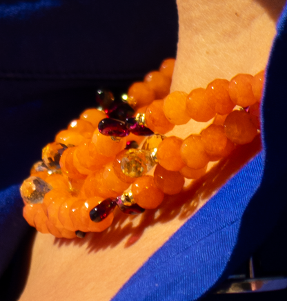 Colar Jade e Granada