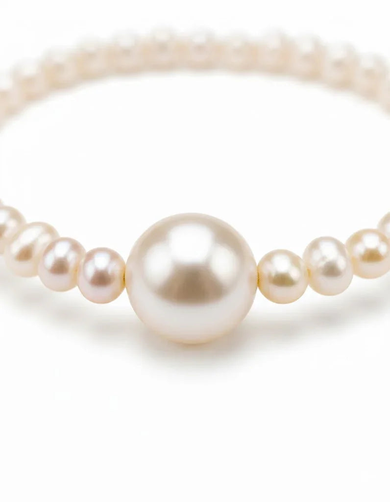Pulseira Foco em Perola Prata 925 com perola — Elisa Pires Joias