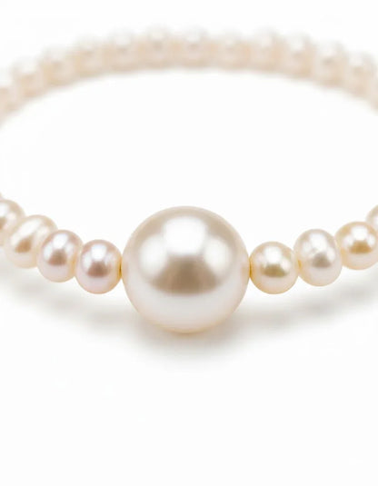 Pulseira Foco em Perola Prata 925 com perola — Elisa Pires Joias