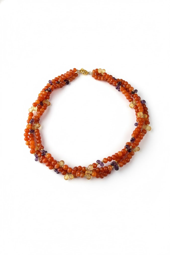 Colar Jade e Granada