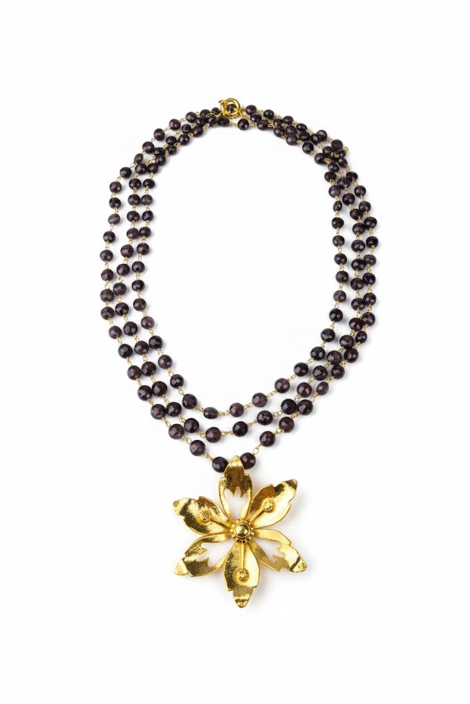 Colar Flor Granada