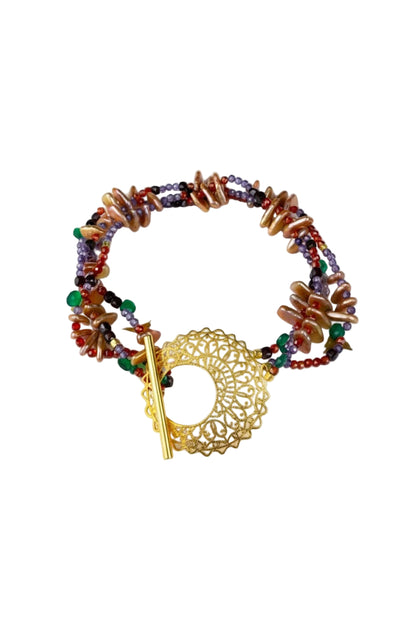 Colar Flor de Pérola